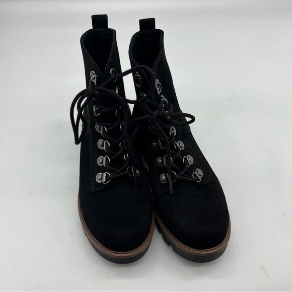 Black Suede Ankle Boots - Picture 2 of 7